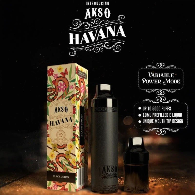 AKSO HAVANA POD 5000 Puff suppliers